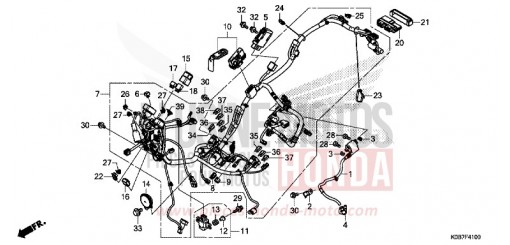 WIRE HARNESS NSS300AK de 2019